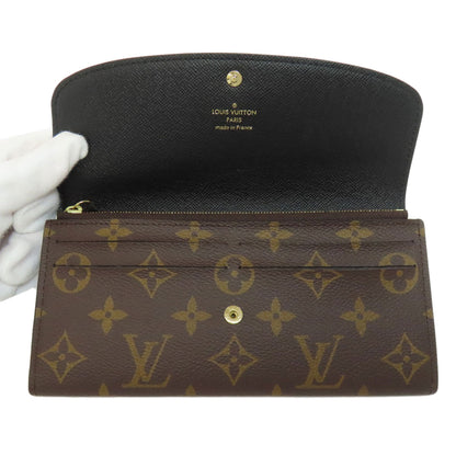 LOUIS VUITTON ルイヴィトン M82157 ポルトフォイユ・エミリー 長財布（小銭入れあり） モノグラムリバース レディース 中古