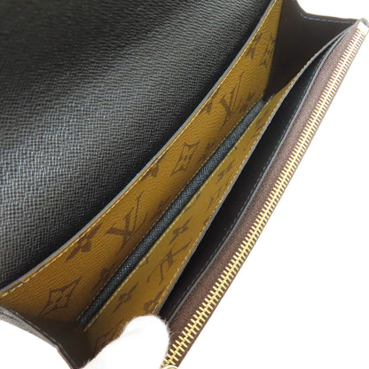 LOUIS VUITTON ルイヴィトン M82157 ポルトフォイユ・エミリー 長財布（小銭入れあり） モノグラムリバース レディース 中古