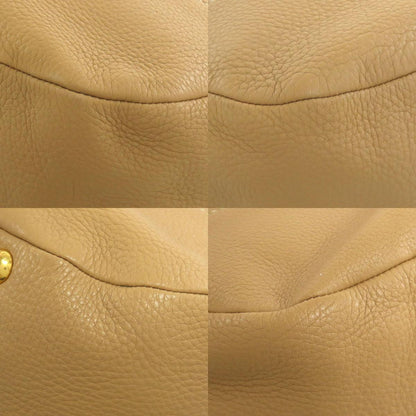 PRADA プラダ ロゴ ハンドバッグ レザー レディース 中古