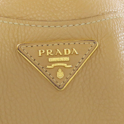 PRADA プラダ ロゴ ハンドバッグ レザー レディース 中古