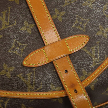 LOUIS VUITTON ルイヴィトン M40710 ソミュールMM ショルダーバッグ モノグラムキャンバス レディース 中古