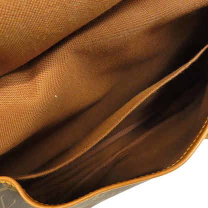 LOUIS VUITTON ルイヴィトン M40710 ソミュールMM ショルダーバッグ モノグラムキャンバス レディース 中古
