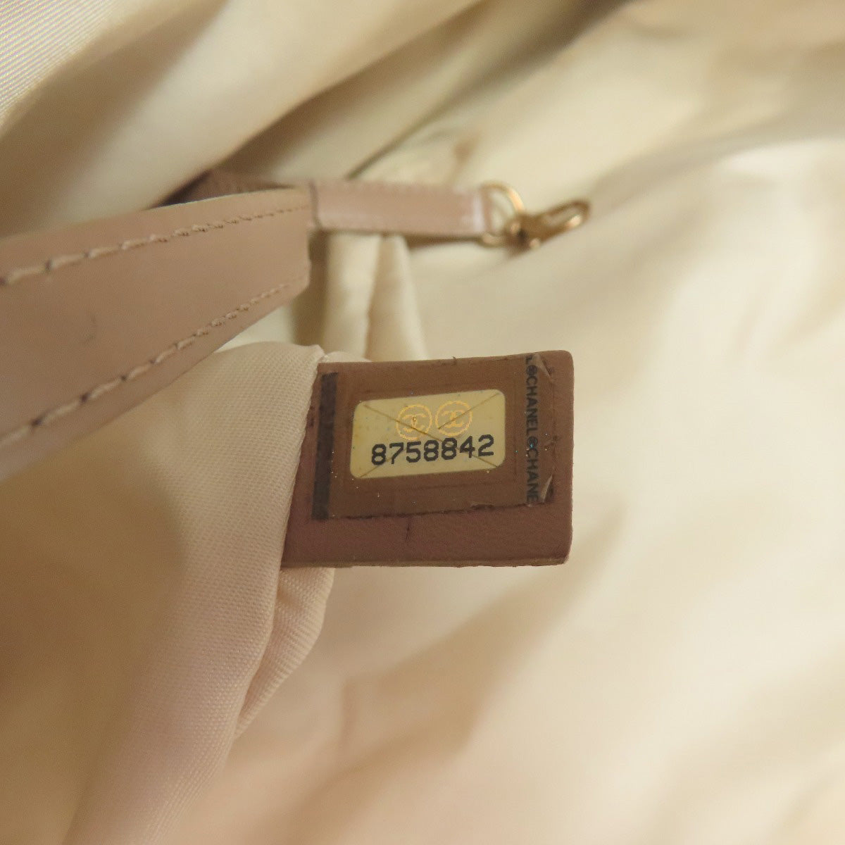 CHANEL シャネル ニュートラベルラインMM トートバッグ ナイロンジャガード レディース 中古