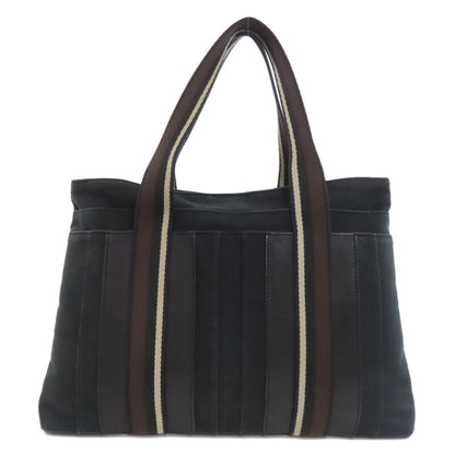 HERMES エルメス トロカホリゾンタルMM トートバッグ キャンバス レディース 中古