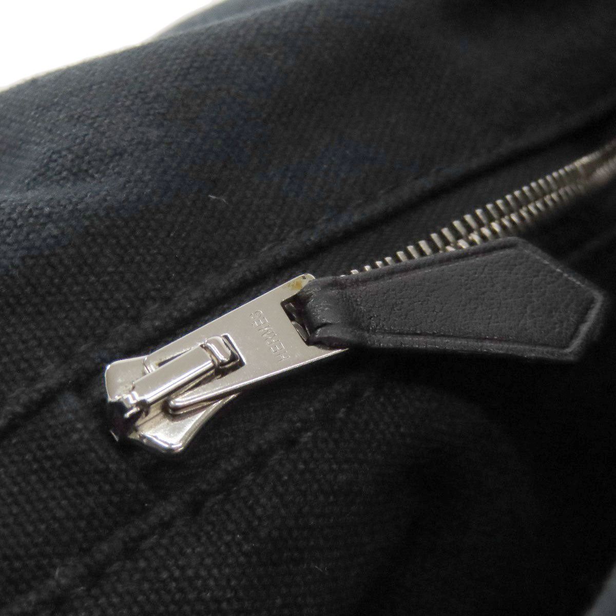 HERMES エルメス トロカホリゾンタルMM トートバッグ キャンバス レディース 中古