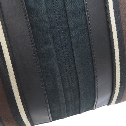 HERMES エルメス トロカホリゾンタルMM トートバッグ キャンバス レディース 中古