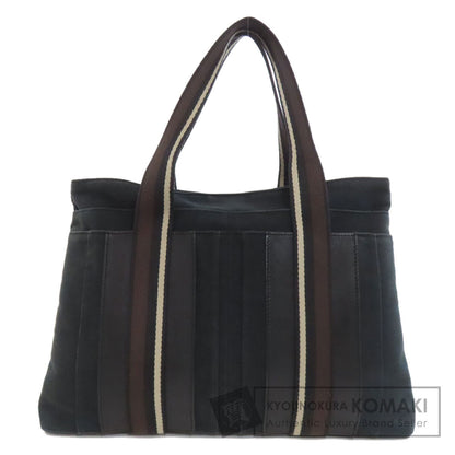 HERMES エルメス トロカホリゾンタルMM トートバッグ キャンバス レディース 中古