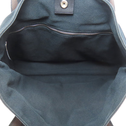 HERMES エルメス トロカホリゾンタルMM トートバッグ キャンバス レディース 中古