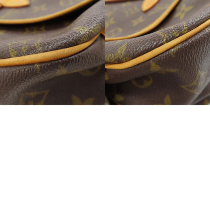 LOUIS VUITTON ルイヴィトン M40710 ソミュールMM ショルダーバッグ モノグラムキャンバス レディース 中古