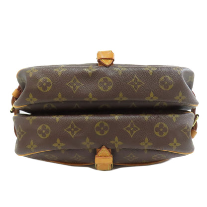 LOUIS VUITTON ルイヴィトン M40710 ソミュールMM ショルダーバッグ モノグラムキャンバス レディース 中古