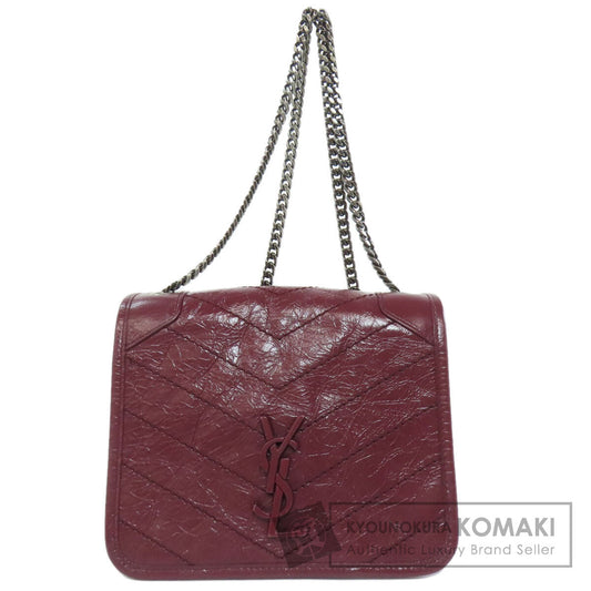 SAINT LAURENT サンローラン チェーンショルダー ショルダーバッグ カーフ レディース 中古