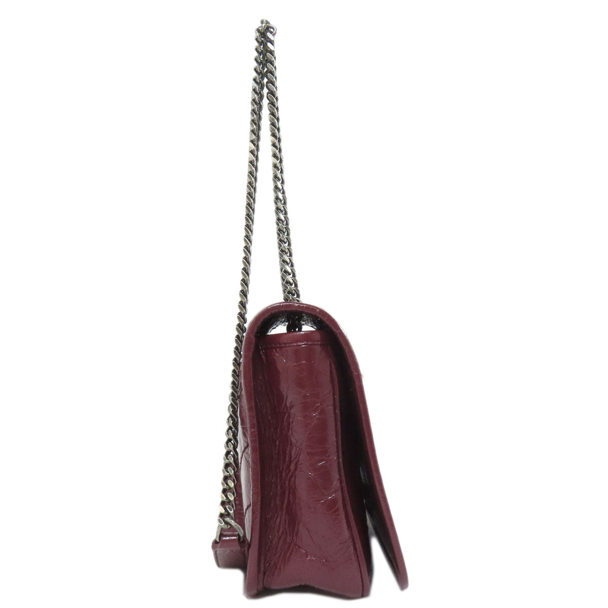 SAINT LAURENT サンローラン チェーンショルダー ショルダーバッグ カーフ レディース 中古