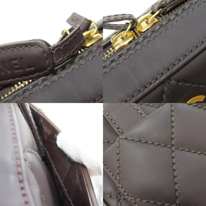 CHANEL シャネル ココマーク ワイルドステッチ ゴールド金具 ハンドバッグ カーフ レディース 中古