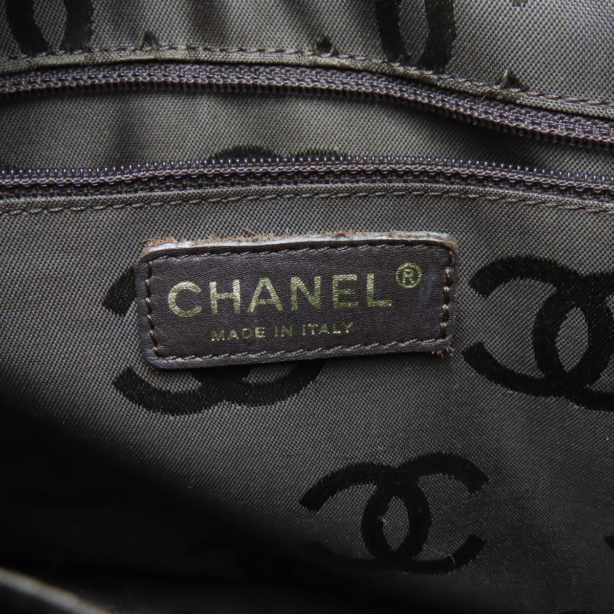 CHANEL シャネル ココマーク ワイルドステッチ ゴールド金具 ハンドバッグ カーフ レディース 中古