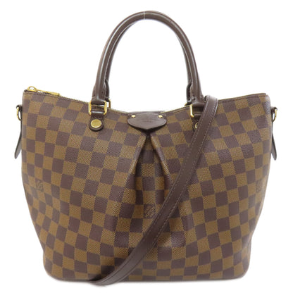 LOUIS VUITTON ルイヴィトン N41546 シエナ MM トートバッグ ダミエキャンバス レディース 中古
