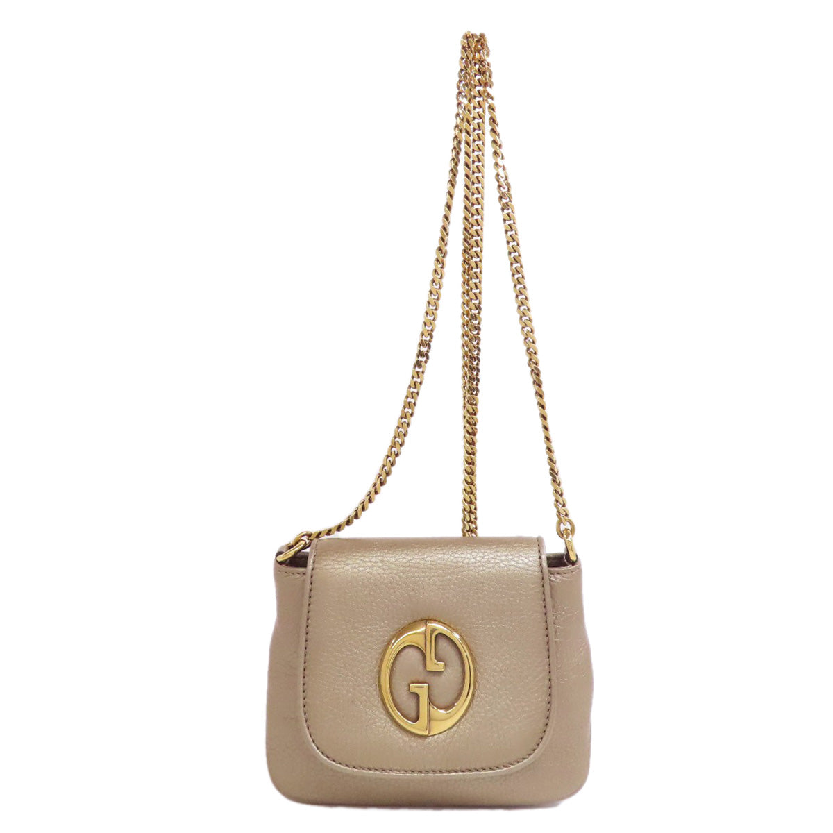 GUCCI グッチ 251821 チェーンショルダー ショルダーバッグ レザー レディース 中古