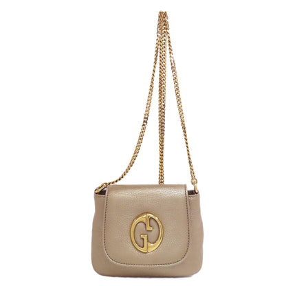 GUCCI グッチ 251821 チェーンショルダー ショルダーバッグ レザー レディース 中古
