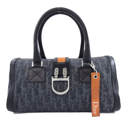 CHRISTIAN DIOR クリスチャンディオール トロッター柄 ハンドバッグ キャンバス レディース 中古