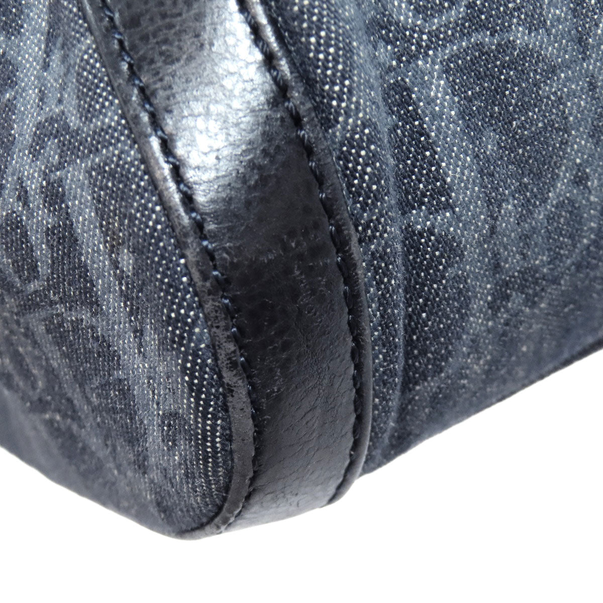 CHRISTIAN DIOR クリスチャンディオール トロッター柄 ハンドバッグ キャンバス レディース 中古
