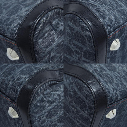 CHRISTIAN DIOR クリスチャンディオール トロッター柄 ハンドバッグ キャンバス レディース 中古