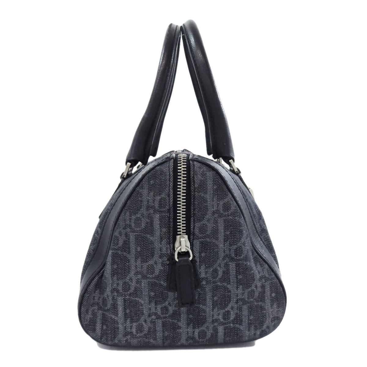 CHRISTIAN DIOR クリスチャンディオール トロッター柄 ハンドバッグ キャンバス レディース 中古