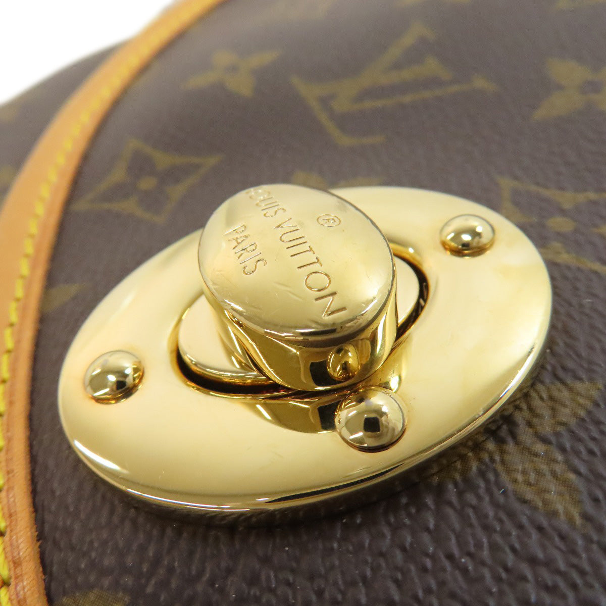 LOUIS VUITTON ルイヴィトン M40075 トゥラム GM ショルダーバッグ モノグラムキャンバス レディース 中古