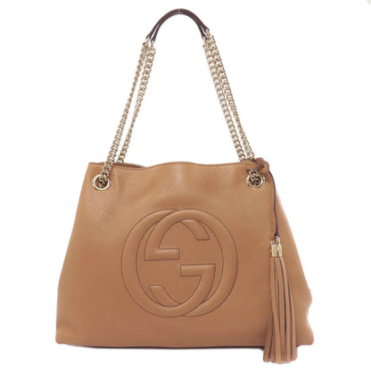 GUCCI グッチ 536196 アウトレット ソーホー インターロッキングG トートバッグ レザー レディース 中古
