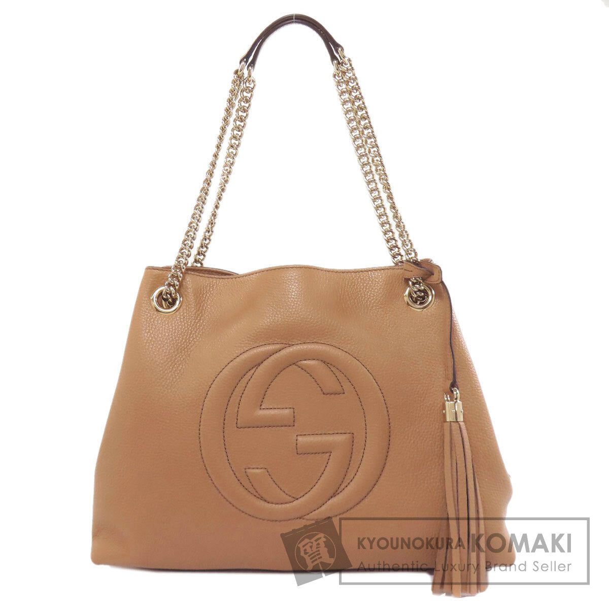 GUCCI グッチ 536196 アウトレット ソーホー インターロッキングG トートバッグ レザー レディース 中古
