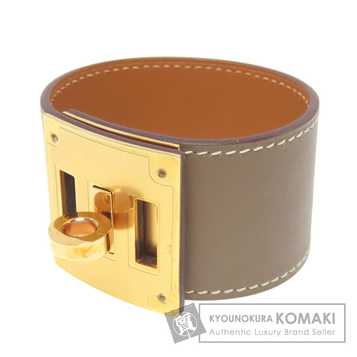 HERMES エルメス ケリードッグ バングル ブレスレット スイフト レディース 中古