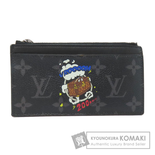 LOUIS VUITTON ルイヴィトン M80994 ジッピー・ドラゴンヌ トランクプリント コインケース モノグラムエクリプス レディース 中古
