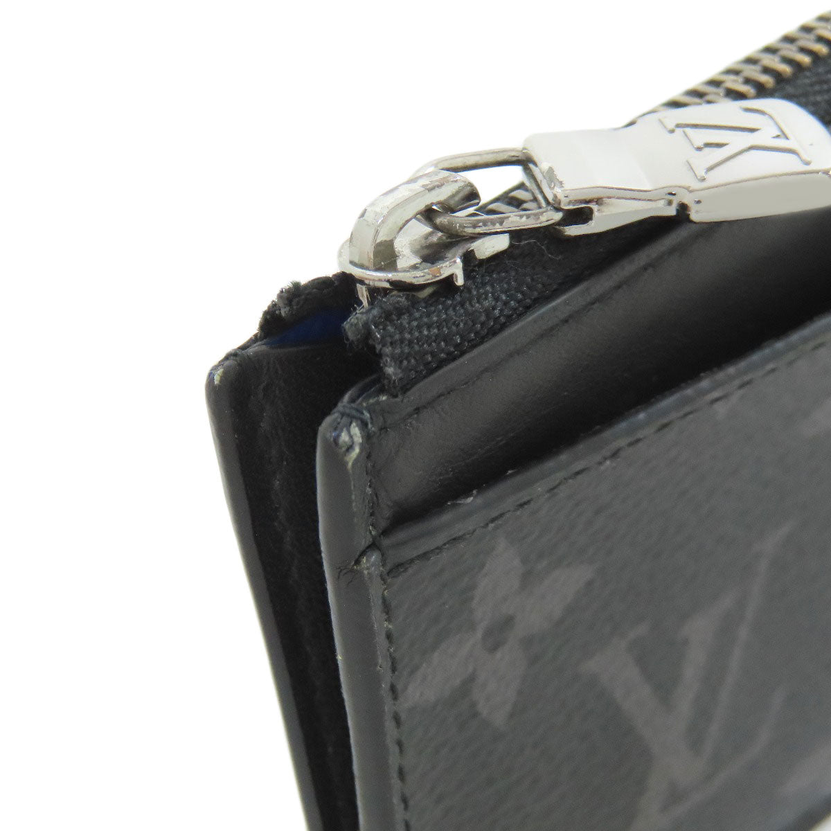 LOUIS VUITTON ルイヴィトン M80994 ジッピー・ドラゴンヌ トランクプリント コインケース モノグラムエクリプス レディース 中古