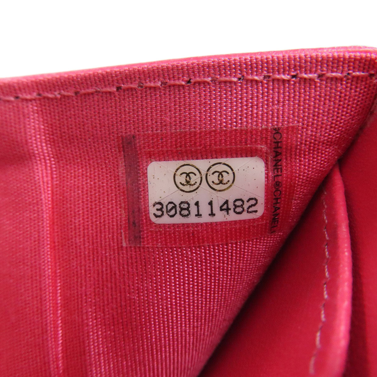 CHANEL シャネル 三つ折り ボーイ シャネル ゴールド金具 二つ折り財布（小銭入れあり） カーフ レディース 中古
