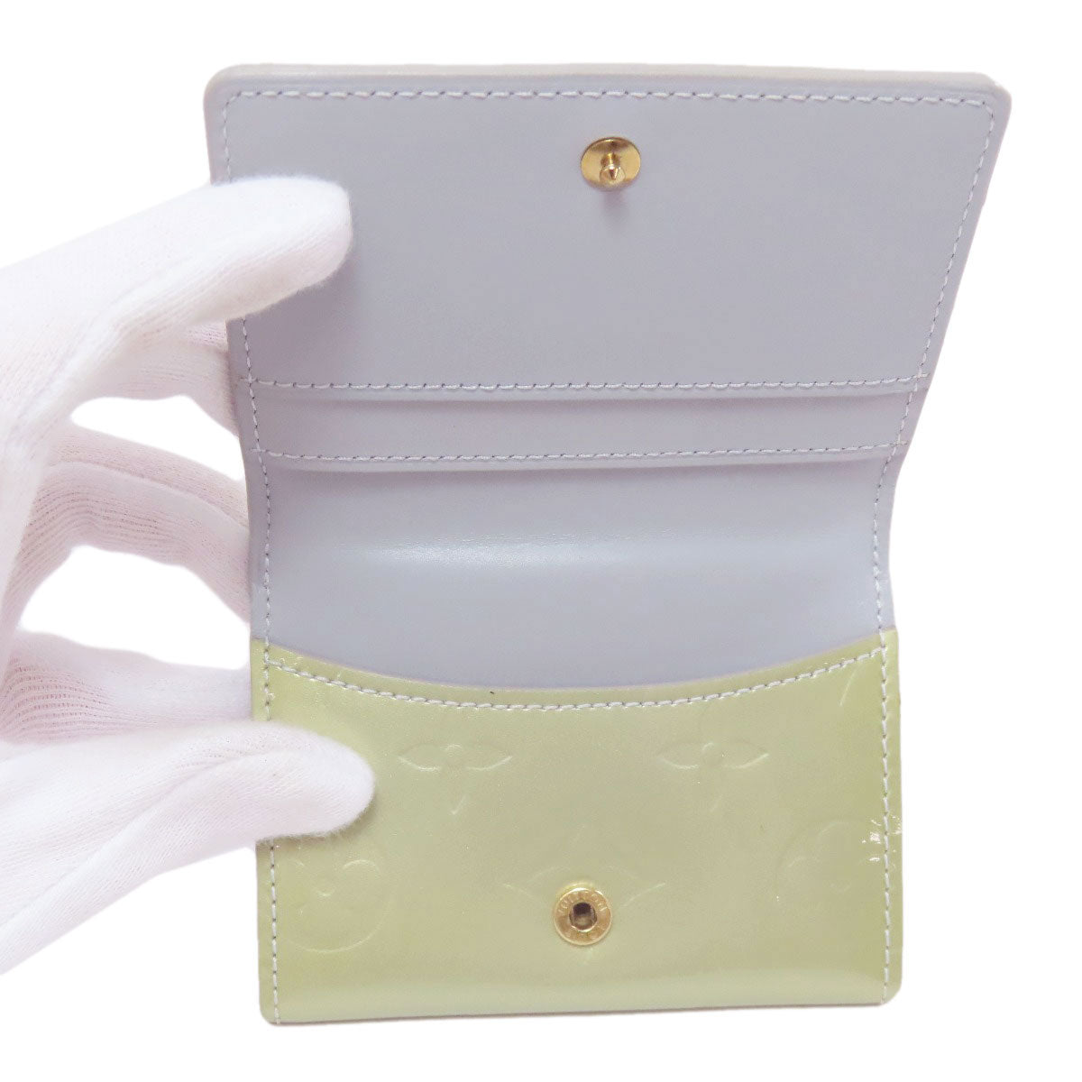 LOUIS VUITTON ルイヴィトン M91161 ラドロー コインケース ヴェルニ レディース 中古