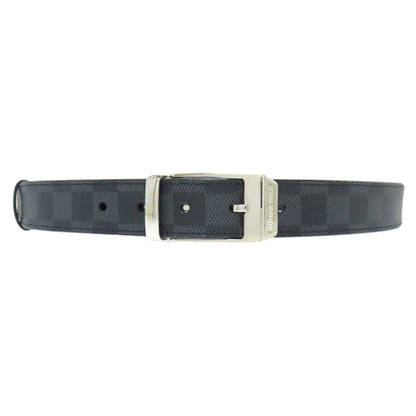 LOUIS VUITTON ルイヴィトン M6834 サンチュール ベルト ダミエキャンバス メンズ 中古