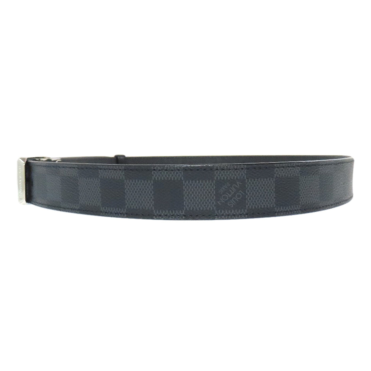 LOUIS VUITTON ルイヴィトン M6834 サンチュール ベルト ダミエキャンバス メンズ 中古