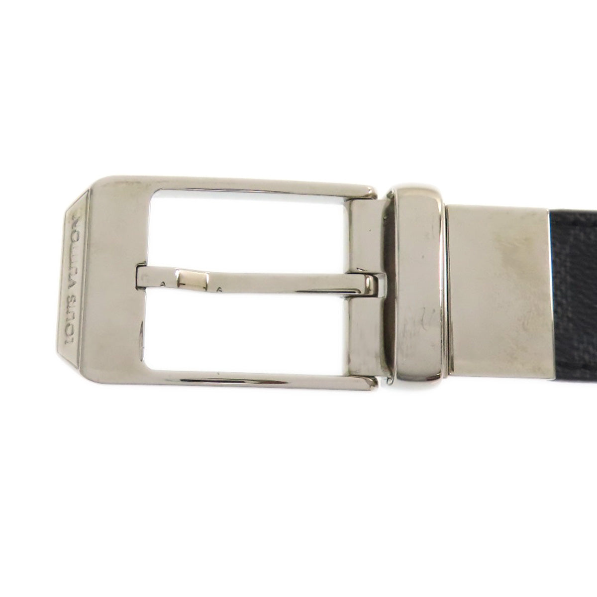 LOUIS VUITTON ルイヴィトン M6834 サンチュール ベルト ダミエキャンバス メンズ 中古