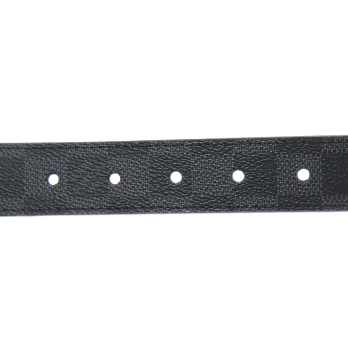 LOUIS VUITTON ルイヴィトン M6834 サンチュール ベルト ダミエキャンバス メンズ 中古
