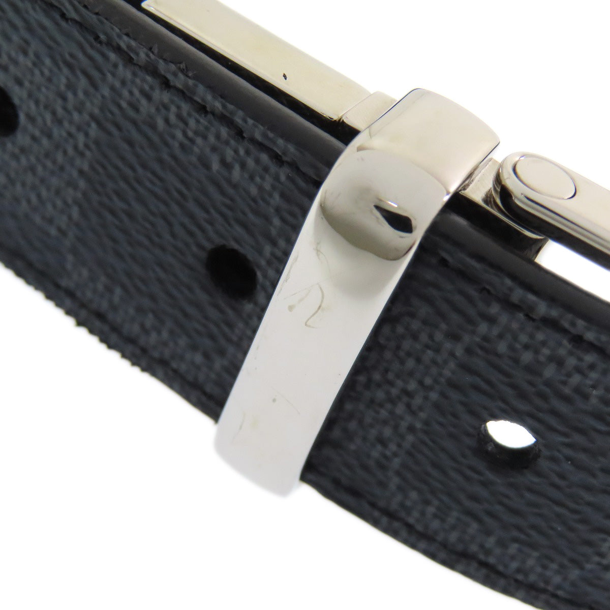 LOUIS VUITTON ルイヴィトン M6834 サンチュール ベルト ダミエキャンバス メンズ 中古