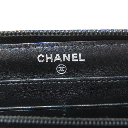 CHANEL シャネル ボーイ シャネル シルバー金具 長財布（小銭入れあり） カーフ レディース 中古