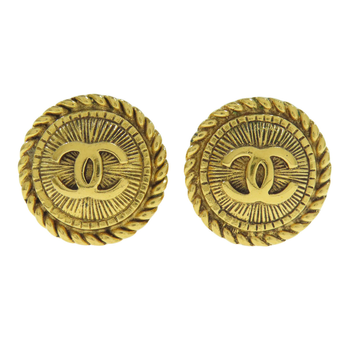 CHANEL シャネル ココマーク イヤリング 金属製 レディース 中古