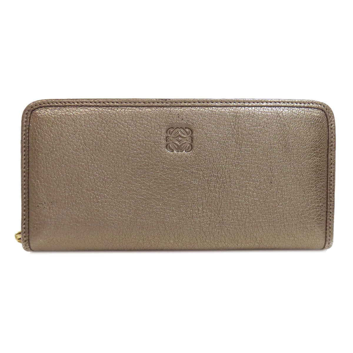 LOEWE ロエベ ラウンドファスナー 長財布（小銭入れあり） レザー レディース 中古