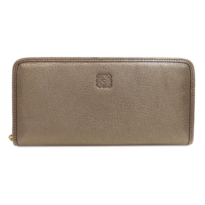 LOEWE ロエベ ラウンドファスナー 長財布（小銭入れあり） レザー レディース 中古