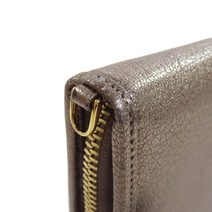 LOEWE ロエベ ラウンドファスナー 長財布（小銭入れあり） レザー レディース 中古