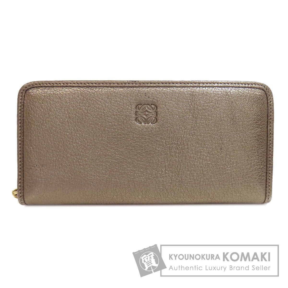 LOEWE ロエベ ラウンドファスナー 長財布（小銭入れあり） レザー レディース 中古