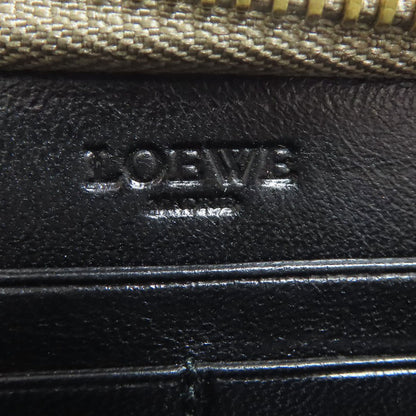 LOEWE ロエベ ラウンドファスナー 長財布（小銭入れあり） レザー レディース 中古