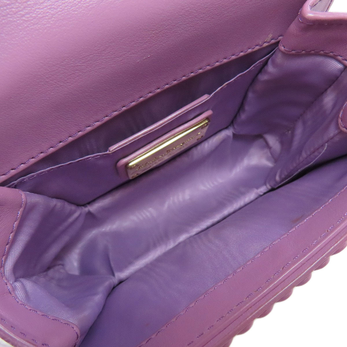 Salvatore Ferragamo サルヴァトーレフェラガモ ヴァラリボン ショルダーバッグ レザー レディース 中古