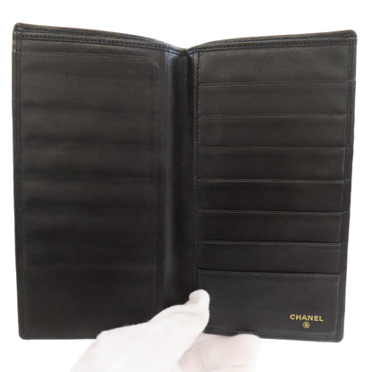 CHANEL シャネル ステッチ 長財布（小銭入れあり） カーフ レディース 中古