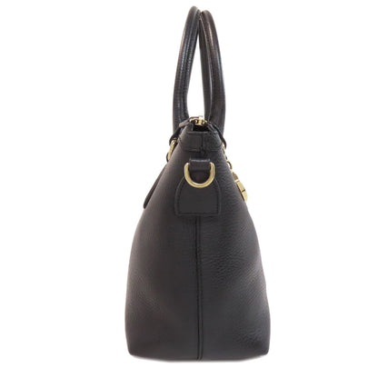 GUCCI グッチ 449659 アウトレット インターロッキングGチャーム ハンドバッグ レザー レディース 中古