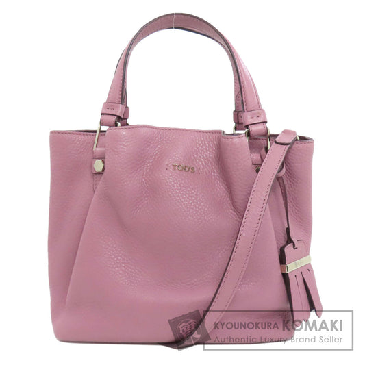 TODS トッズ 2WAY ハンドバッグ レザー レディース 中古