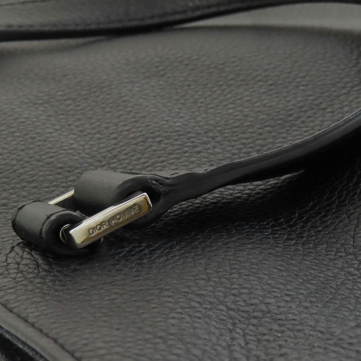 DIOR HOMME ディオール・オム ロゴ ハンドバッグ レザー レディース 中古
